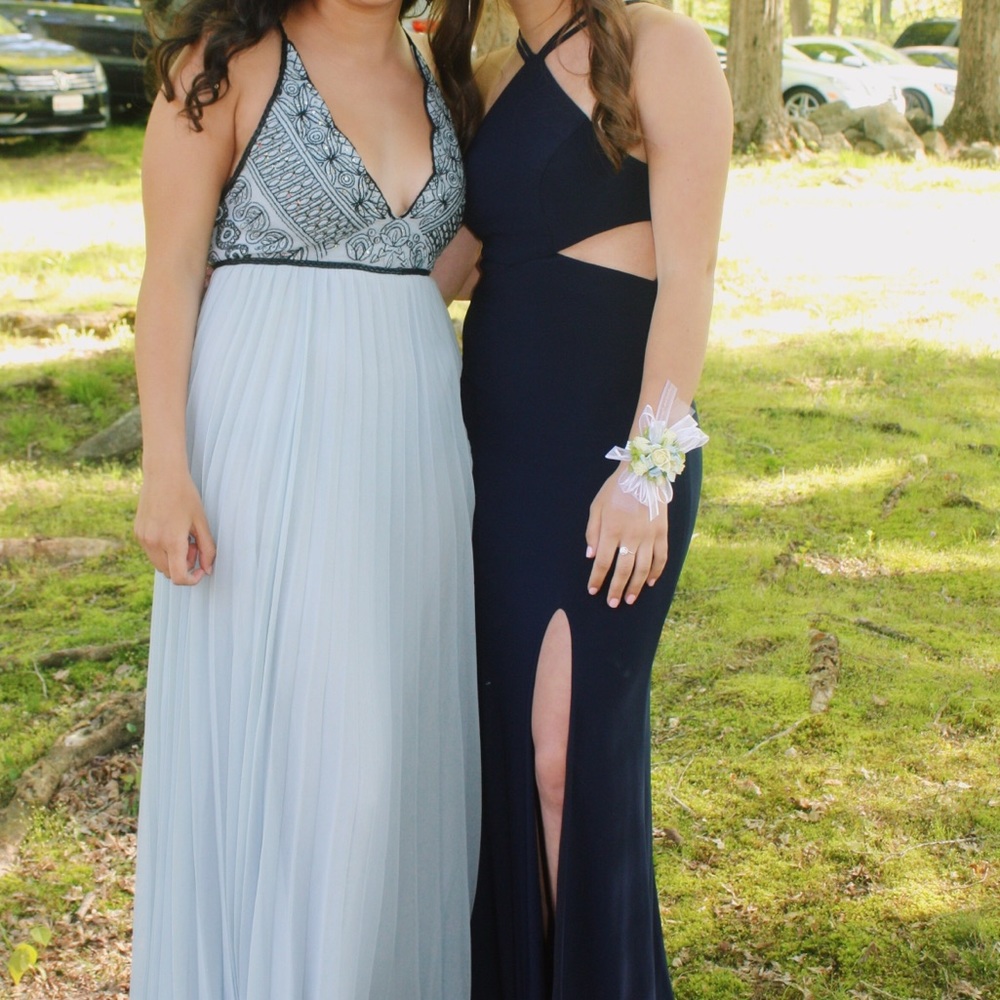Navy blue prom dress